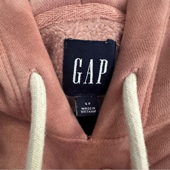 Size S GAP Oversized Vintage Soft Cropped Hoodie - Pink Tie Die - Picture 5 of 6